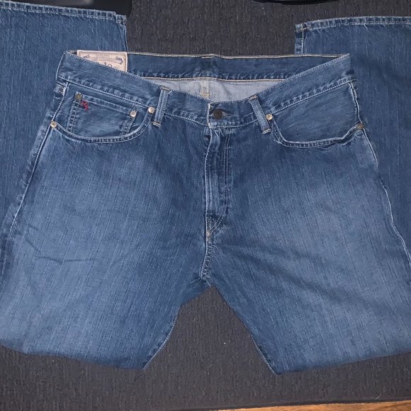 Men's Polo Ralph Lauren Hampton-Straight Denim 36W-30L - Picture 1 of 3